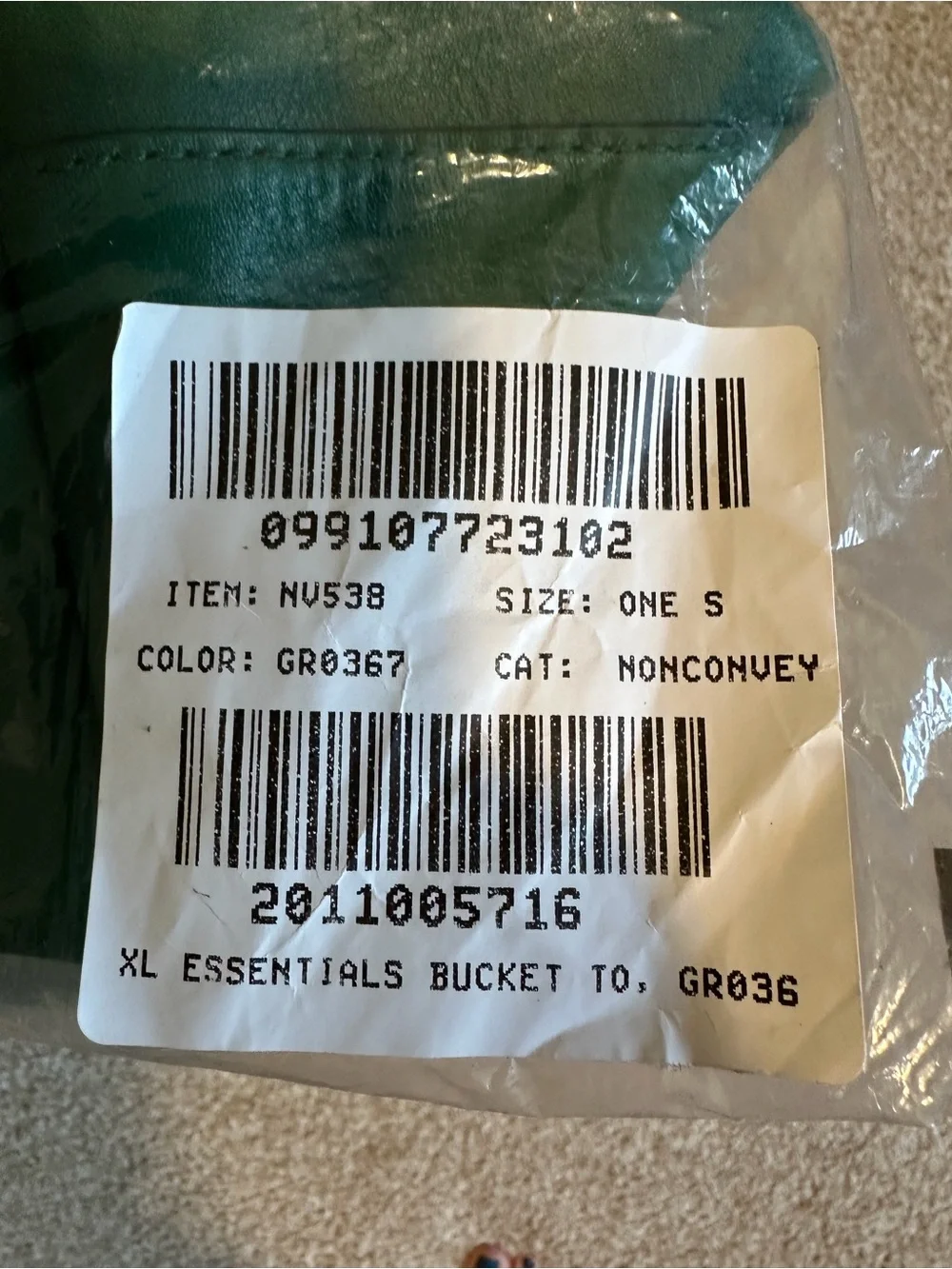 ☀️ New! MADEWELL Essential Extra-Large Bucket Tote in Golf Green